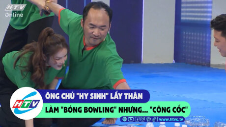 Xem Show CLIP HÀI Ông chú "hy sinh" lấy thân làm "bóng bowling" nhưng... "công cốc" HD Online.